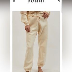 NWT Donni Eco Fleece Sweatpants